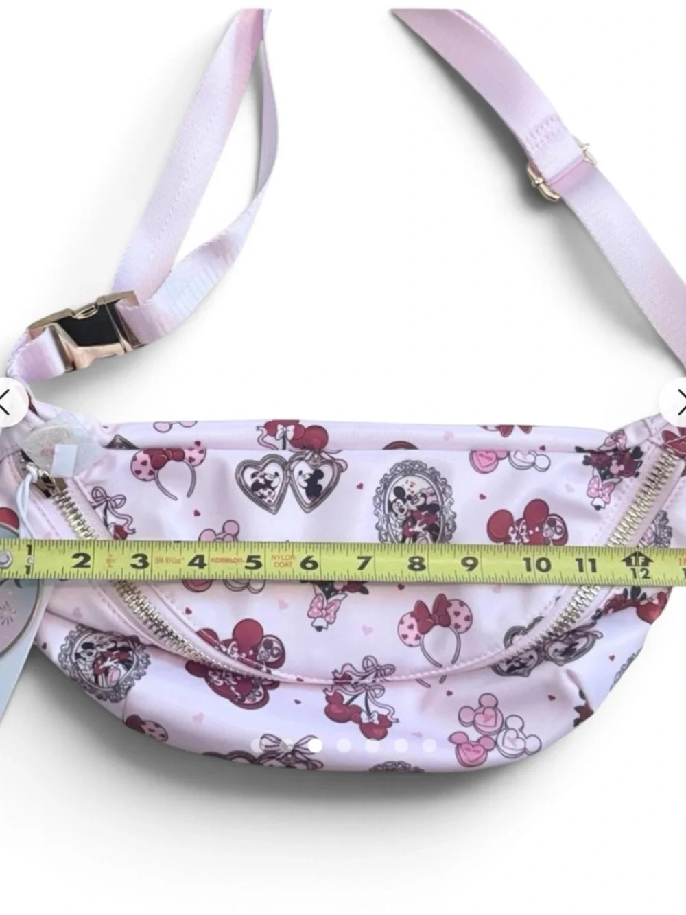 Disney’s STONEY CLOVER Mickey & Minnie Love Jumbo Waist Bag/Fanny Pack - NWT
